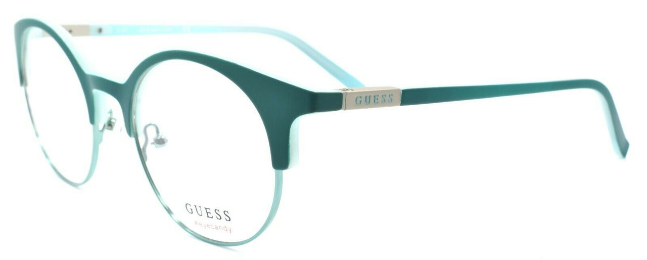 1-GUESS GU3025 088 Eye Candy Women's Eyeglasses Frames 51-21-135 Matte Turquoise-664689924677-IKSpecs