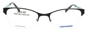 2-CONVERSE A059 Women's Eyeglasses Frames Half-rim 50-18-135 Brown + CASE-751286277203-IKSpecs