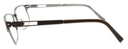 3-Skaga 3737-U Otto 201 Men's Eyeglasses Frames TITANIUM 53-17-140 Brown ITALY-IKSpecs