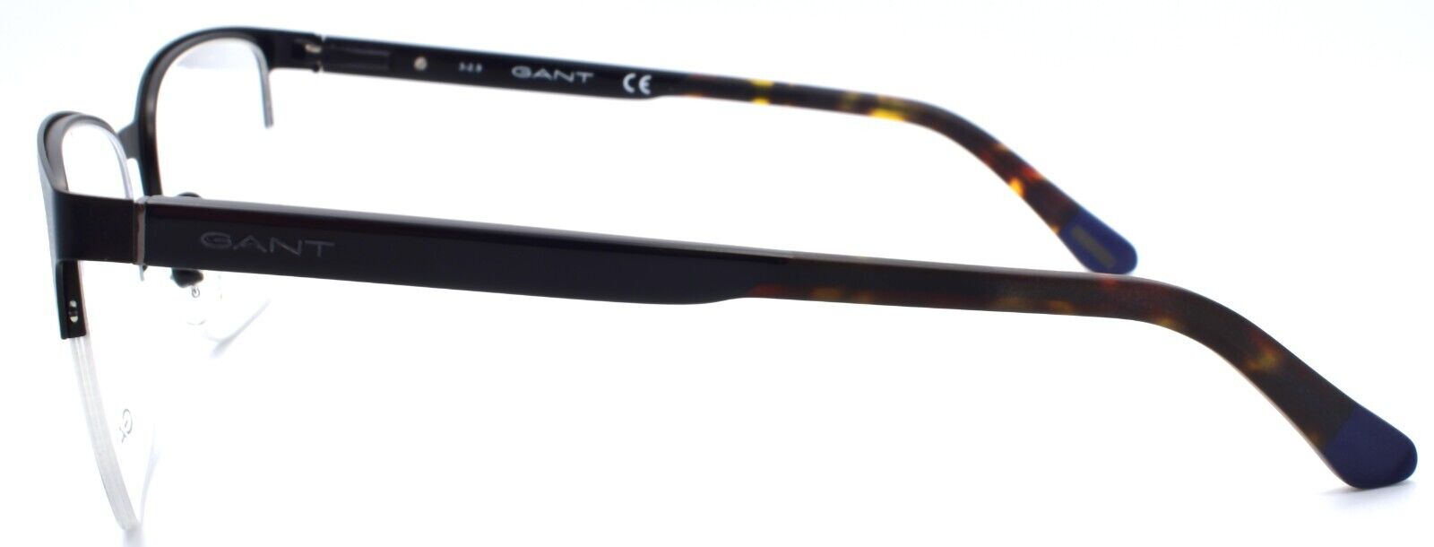 3-GANT GA3202 002 Men's Eyeglasses Frames Half-rim 55-18-140 Matte Black-889214107190-IKSpecs