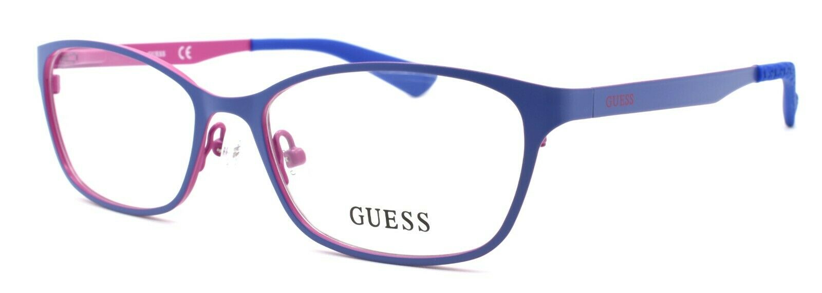 1-GUESS GU2563 091 Women's Eyeglasses Frames 52-16-135 Matte Blue-664689787913-IKSpecs