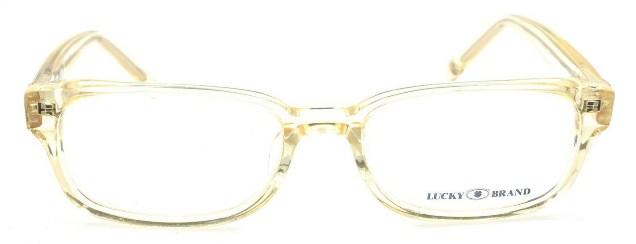 2-LUCKY BRAND Lincoln UF Men's Eyeglasses Frames 50-17-140 Yellow Crystal + CASE-751286237252-IKSpecs