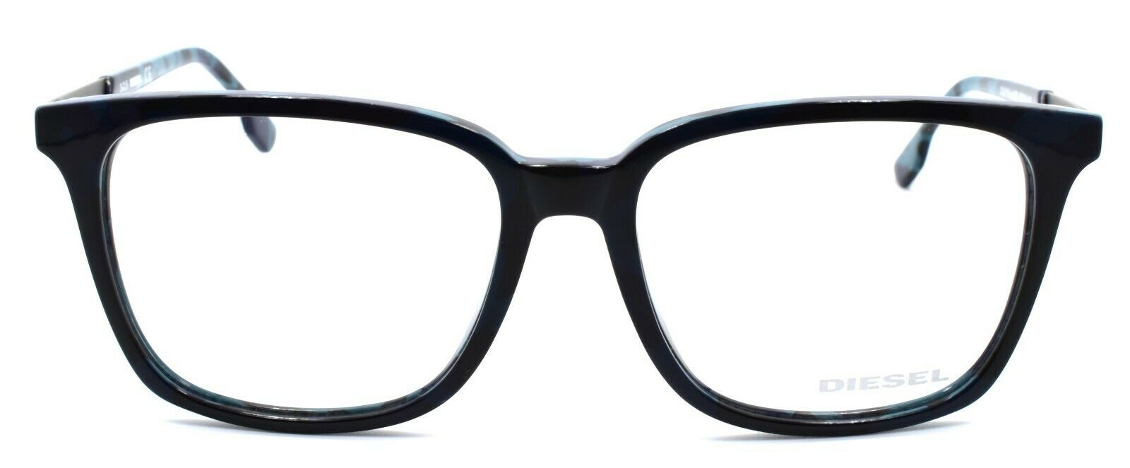 2-Diesel DL5116 092 Unisex Eyeglasses Frames 53-16-145 Green Blue Camouflage-664689645725-IKSpecs