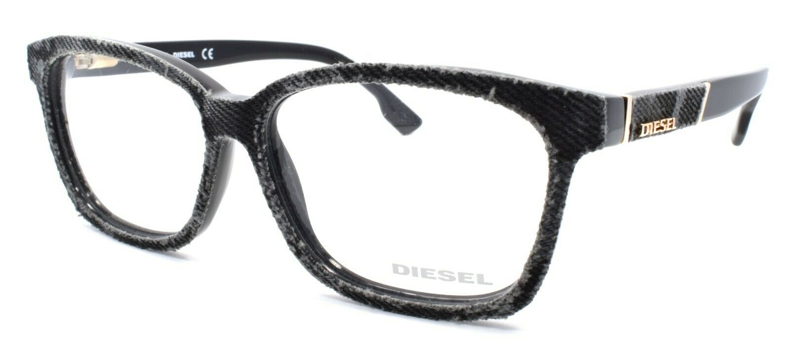 1-Diesel DL5137 020 Women's Eyeglasses Frames 55-14-140 Grey Denim / Black-664689668724-IKSpecs