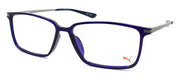 1-PUMA PU0114O 003 Eyeglasses Frames 55-14-145 Blue / Silver-889652063584-IKSpecs