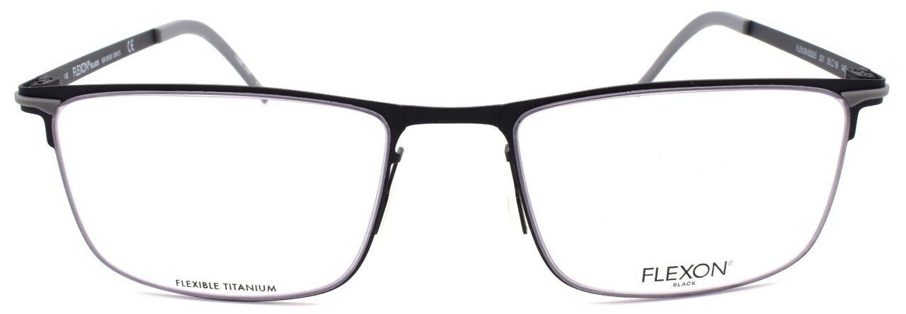 2-Flexon B2005 001 Men's Eyeglasses Frames Black 55-19-145 Flexible Titanium-883900204514-IKSpecs