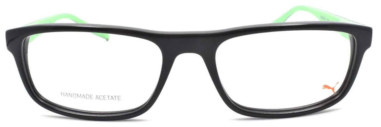 2-PUMA PU0275O 004 Men's Eyeglasses Frames 57-18-150 Gray / Green-889652289229-IKSpecs