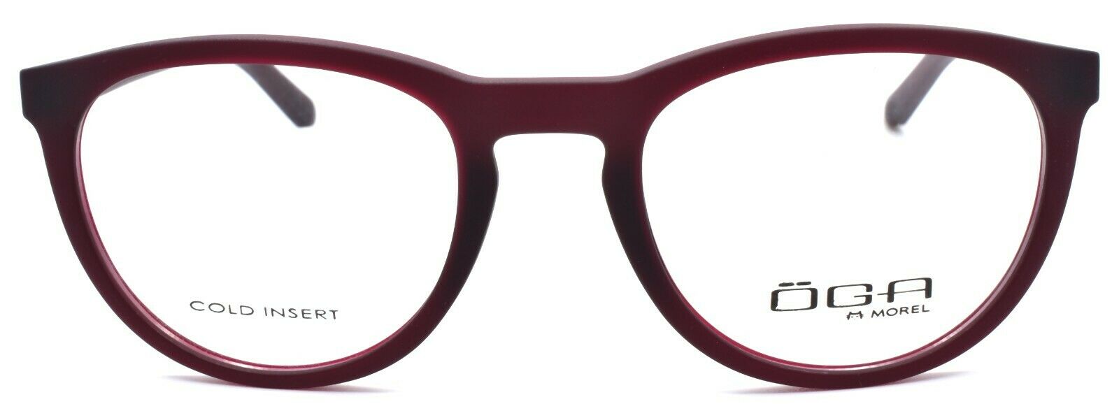2-OGA by Morel 82040 RN022 Eyeglasses Frames 51-20-140 Red-3604770897678-IKSpecs