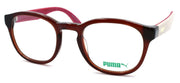 1-PUMA PU0043O 006 Unisex Eyeglasses Frames 49-22-140 Red & Ivory w/ Suede-889652016603-IKSpecs