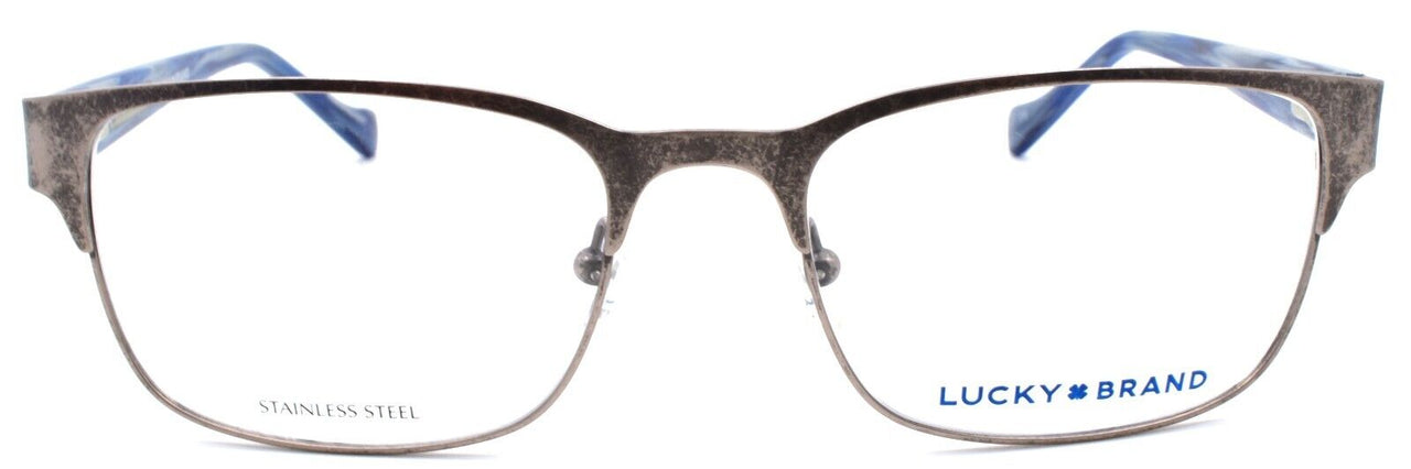 LUCKY BRAND D301 Men's Eyeglasses Frames 53-18-140 Distressed Gunmetal