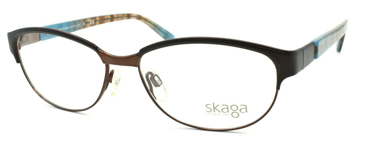 1-Skaga 2529 Keisa 5201 Women's Eyeglasses Frames 52-15-135 Brown-IKSpecs