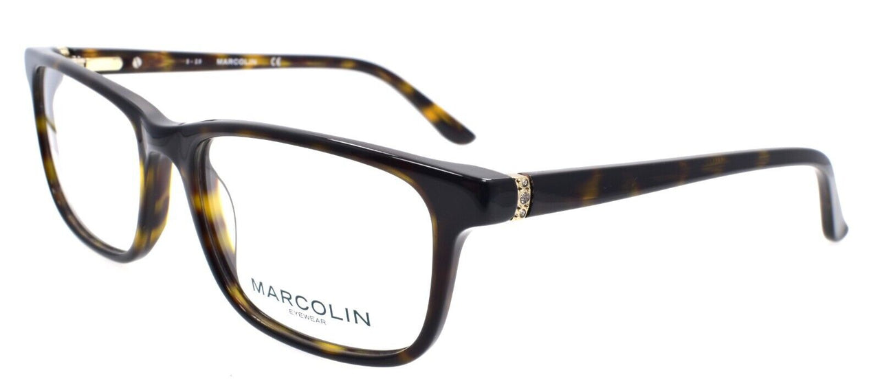 Marcolin MA5017 052 Women's Eyeglasses Frames 53-16-135 Dark Havana