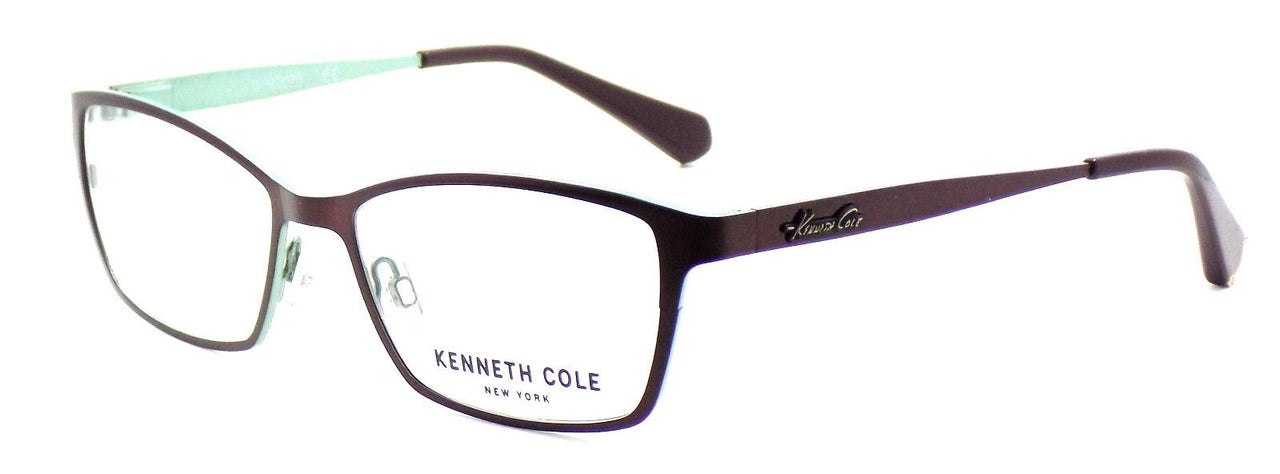 1-Kenneth Cole NY KC0206 050 Women's Eyeglasses 53-16-135 Matte Dark Brown + CASE-664689610143-IKSpecs