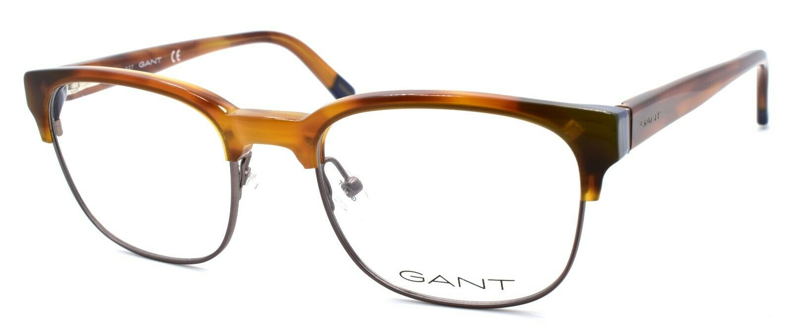1-GANT GA3176 062 Men's Eyeglasses Frames 51-20-145 Brown Horn-664689951444-IKSpecs