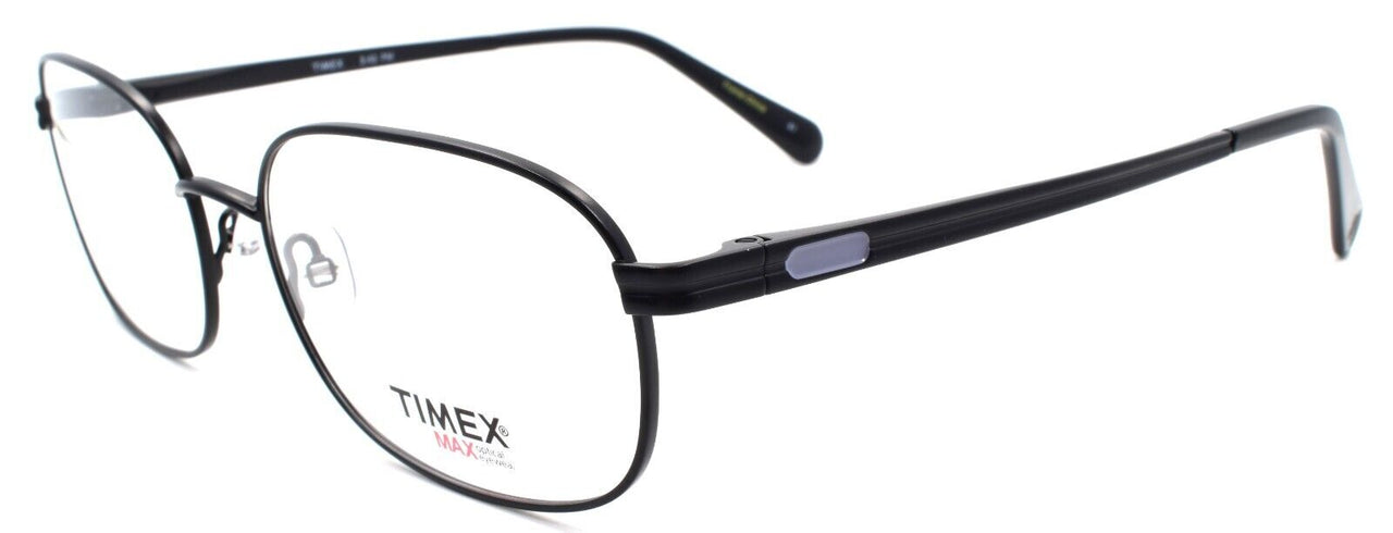 1-Timex 3:43 PM Men's Eyeglasses Frames Titanium Large 58-18-150 Black-715317116916-IKSpecs