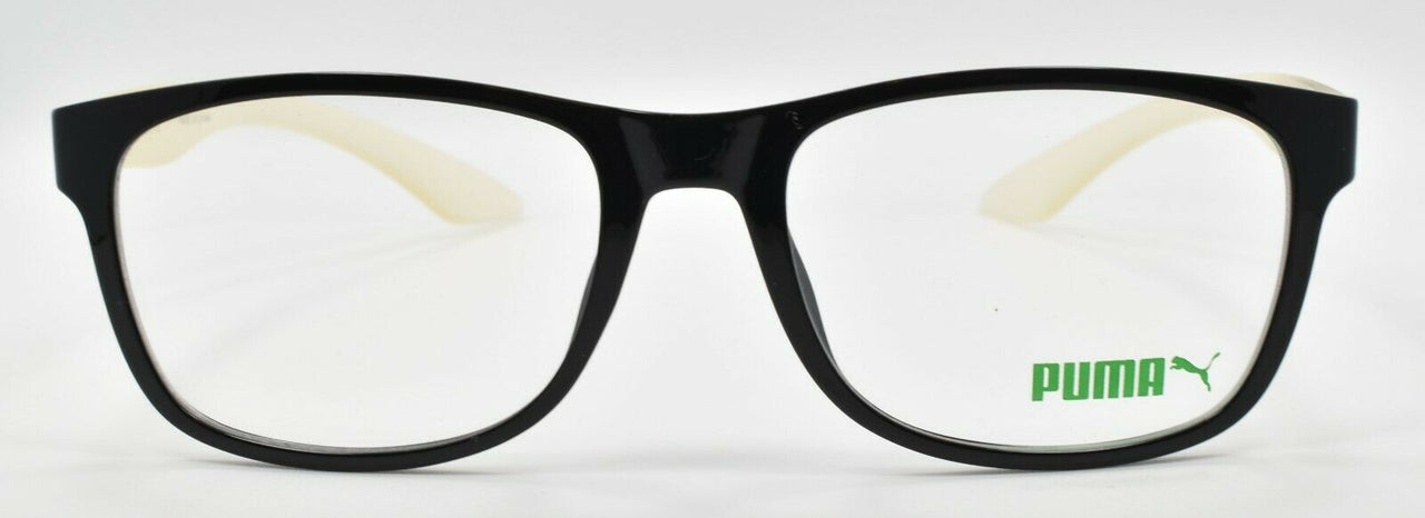 2-PUMA PU0035O 001 Unisex Eyeglasses Frames 53-18-145 Black / Crystal-889652003351-IKSpecs