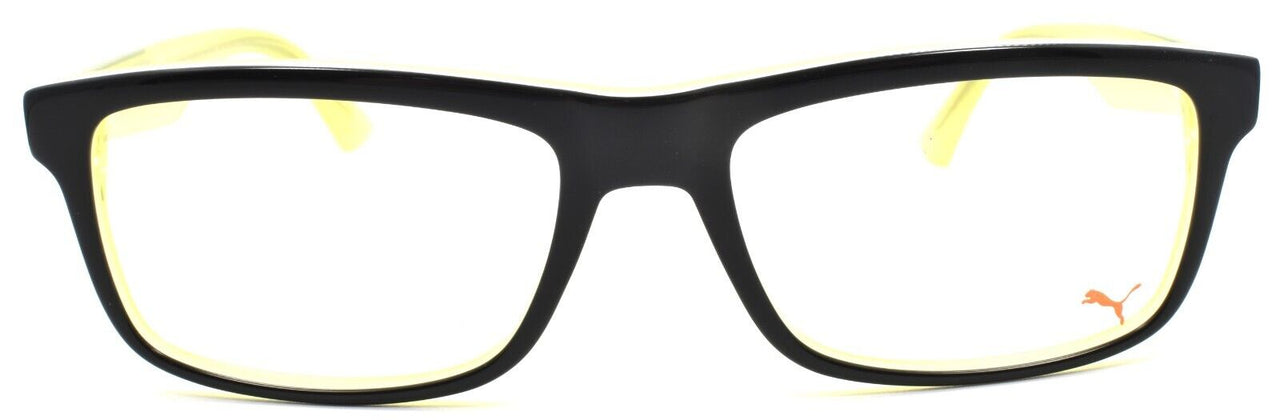 PUMA PU0053O 002 Men's Eyeglasses Frames 53-17-145 Black