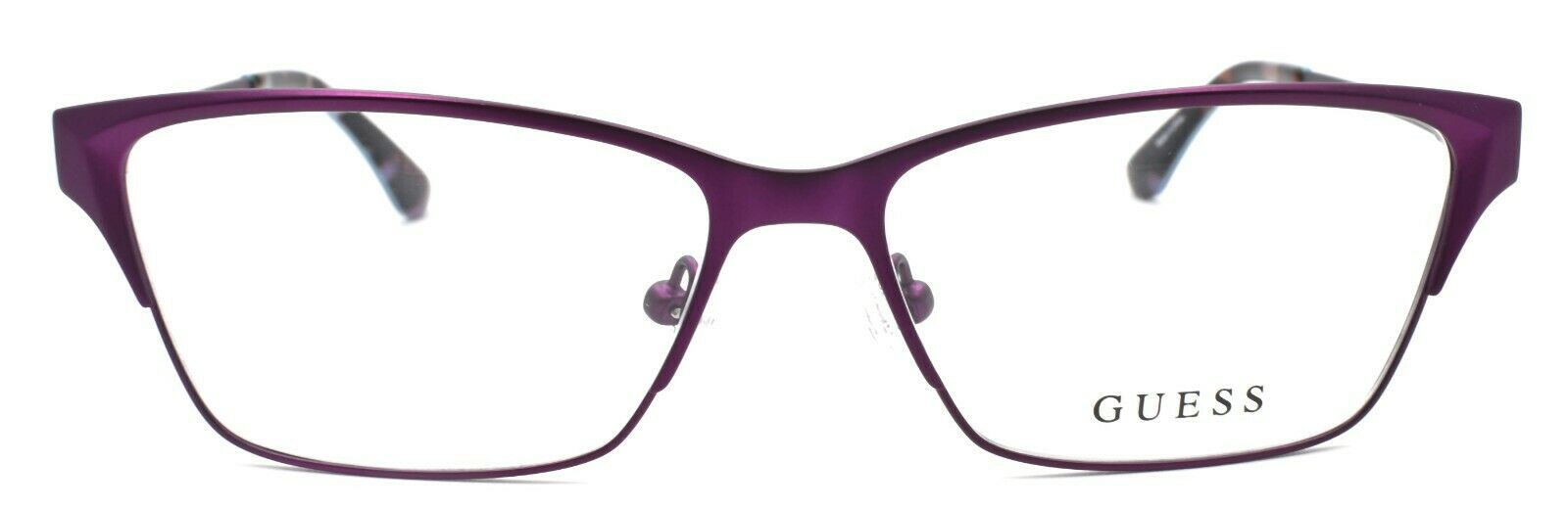 2-GUESS GU2605 082 Women's Eyeglasses Frames 53-14-135 Purple + CASE-664689877058-IKSpecs