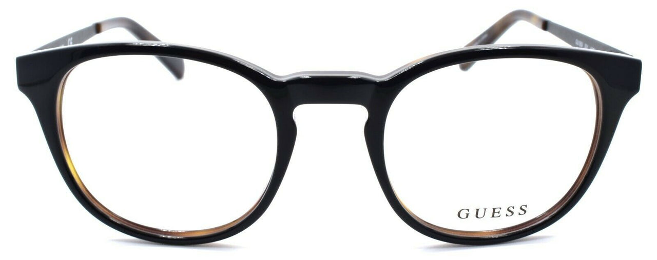 2-GUESS GU1959 001 Men's Eyeglasses Frames Round 49-21-145 Black-664689952953-IKSpecs