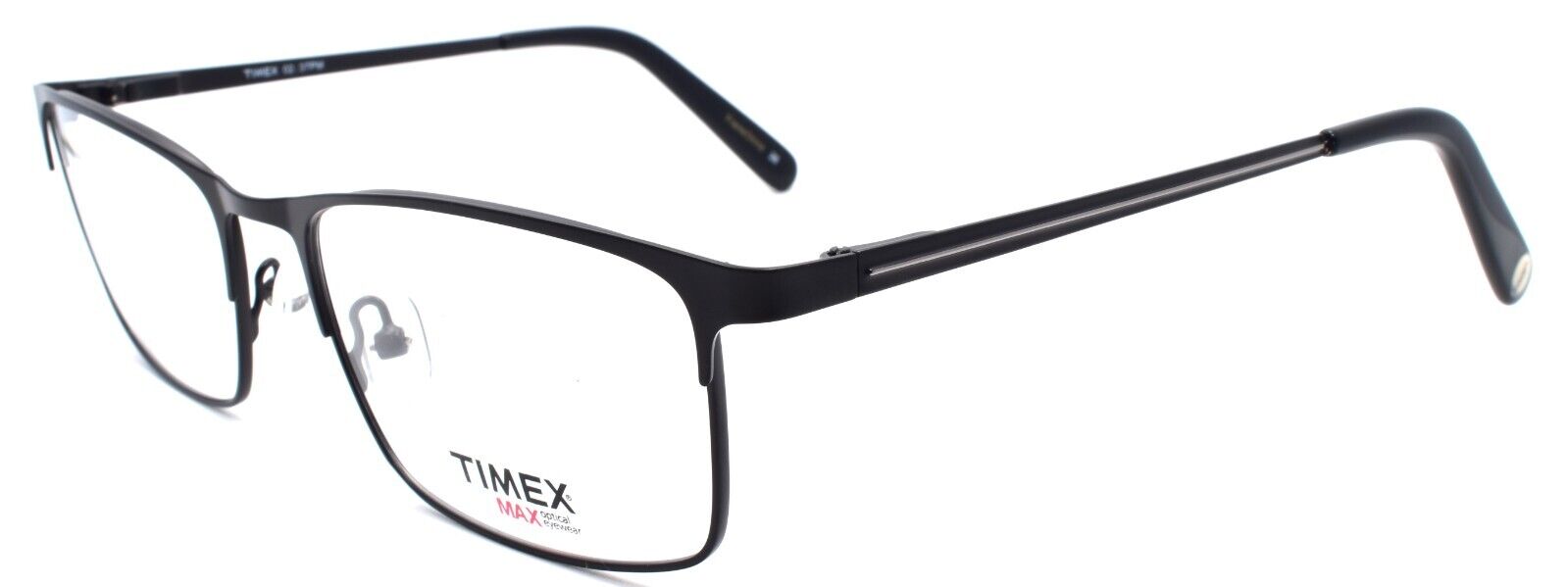 1-Timex 2:37 PM Men's Eyeglasses Frames 56-18-140 Black-715317197106-IKSpecs