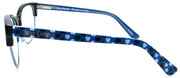 3-Juicy Couture JU928 ETJ Girls Eyeglasses Frames 47-16-125 Black / Teal w/ Hearts-762753166630-IKSpecs