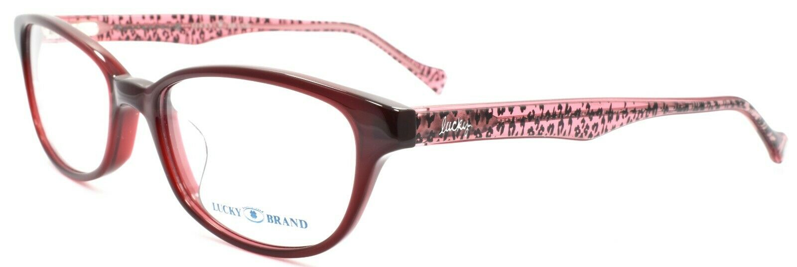 1-LUCKY BRAND Kona UF Women's Eyeglasses Frames 51-16-135 Burgundy + CASE-751286249262-IKSpecs