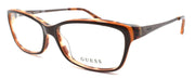1-GUESS GU2635 050 Women's Eyeglasses Frames 54-14-135 Dark Brown / Orange + CASE-664689876990-IKSpecs