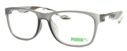 1-PUMA PU0035OA 003 Unisex Eyeglasses Frames 53-17-145 Matte Grey / Brown + CASE-889652003436-IKSpecs
