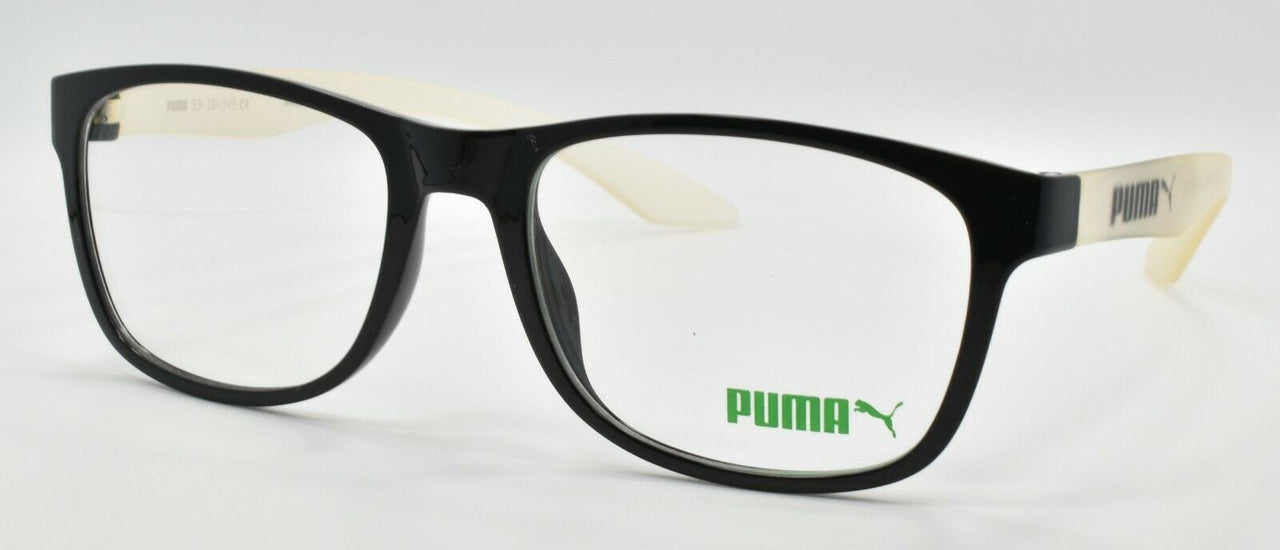 1-PUMA PU0035O 001 Unisex Eyeglasses Frames 53-18-145 Black / Crystal-889652003351-IKSpecs