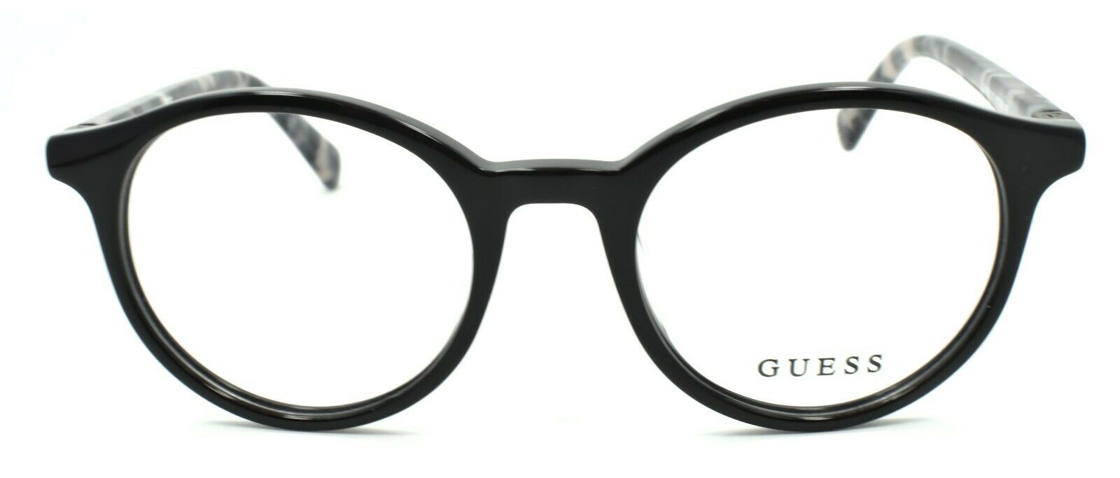 2-GUESS GU1951 001 Men's Eyeglasses Frames Round 48-19-145 Black + CASE-664689981908-IKSpecs
