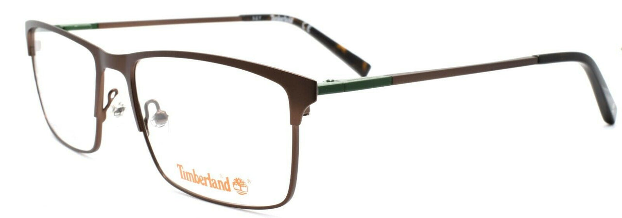 1-TIMBERLAND TB1568 049 Men's Eyeglasses Frames 56-17-145 Matte Dark Brown + CASE-664689873258-IKSpecs