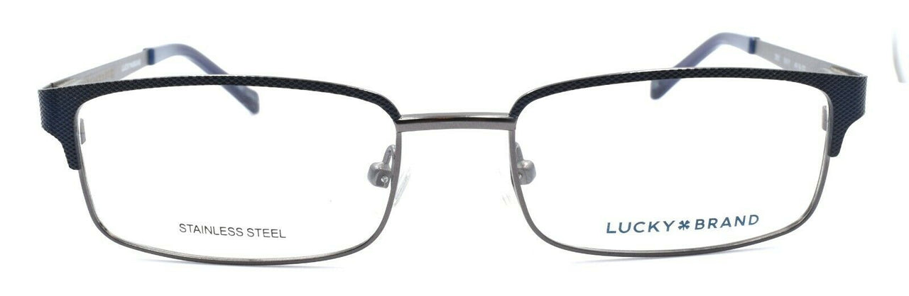 2-LUCKY BRAND D801 Kids Eyeglasses Frames 49-16-130 Navy Blue + CASE-751286282436-IKSpecs