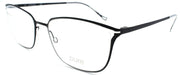 1-Marchon Airlock 5003 001 Women's Eyeglasses Frames Titanium 53-18-140 Black-886895451086-IKSpecs