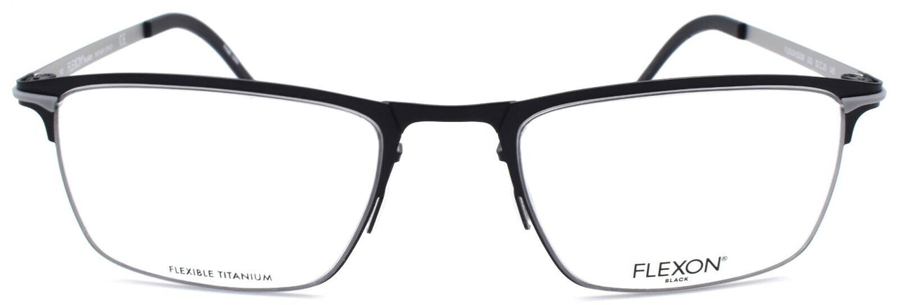 2-Flexon B2006 003 Men's Eyeglasses Black Palladium 52-20-145 Flexible Titanium-883900206594-IKSpecs
