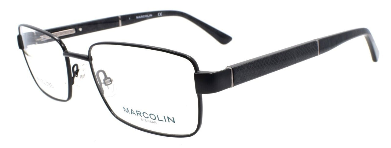 Marcolin MA3015 002 Men's Eyeglasses Frames 56-18-145 Matte Black