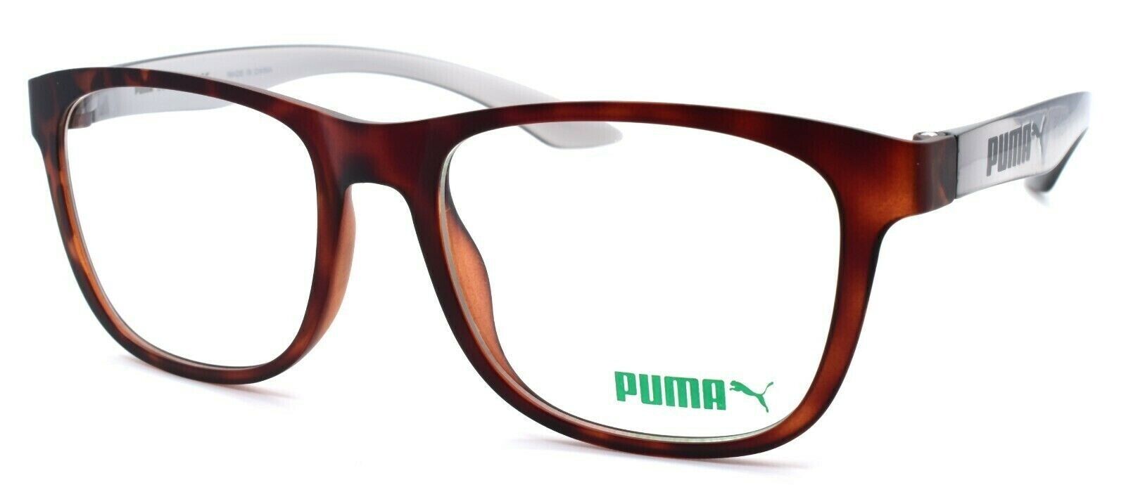 1-PUMA PU0034O 002 Unisex Eyeglasses Frames 52-18-145 Havana / Gray Crystal-889652003184-IKSpecs