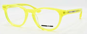 1-McQ Alexander McQueen MQ0033O 004 Unisex Eyeglasses 49-20-140 Fluorescent Yellow-889652011523-IKSpecs