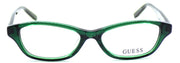 2-GUESS GU2417 GRN Women's Plastic Eyeglasses Frames 52-15-135 Green + CASE-715583960251-IKSpecs