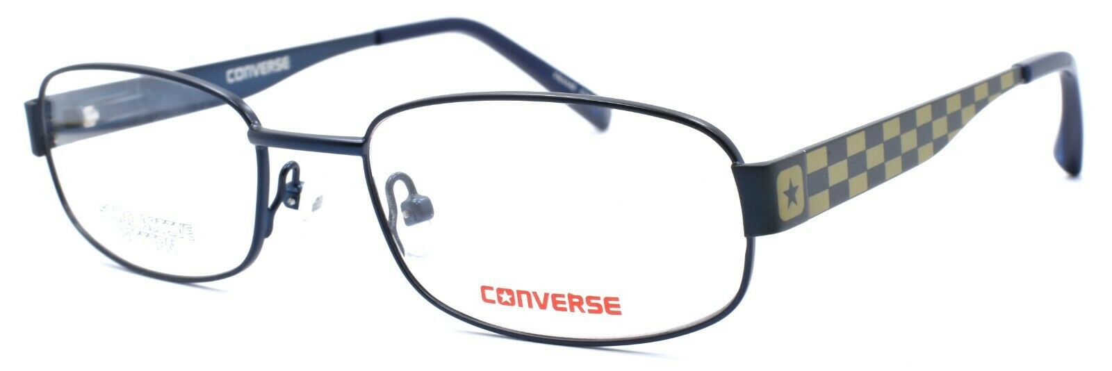 1-CONVERSE K005 Kids Boys Eyeglasses Frames 49-17-135 Navy + CASE-751286247336-IKSpecs