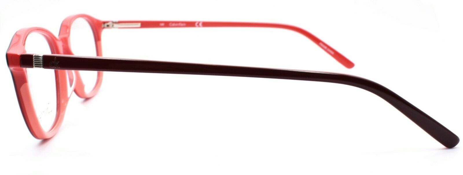 3-Calvin Klein CK5878 603 Unisex Eyeglasses Frames SMALL 49-18-140 Bordeaux Red-750779078242-IKSpecs