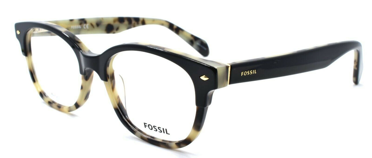 1-Fossil FOS 7032 TCB Women's Eyeglasses Frames 50-18-140 Black / White Spotted-716736065168-IKSpecs