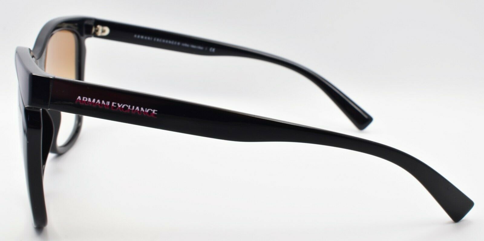 3-Armani Exchange AX4109S 815813 Women's Sunglasses Black / Clear Gradient Ochre-7895653216815-IKSpecs