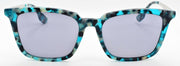 2-McQ Alexander McQueen MQ0070SA 003 Unisex Sunglasses Green Havana / Mirrored-889652064895-IKSpecs