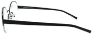 3-Porsche Design P8350 A Eyeglasses Frames Half-rim Round 48-22-140 Black-4046901601447-IKSpecs