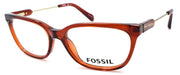 1-Fossil FOS 6077 RWL Women's Eyeglasses Frames 52-16-135 Burgundy-827886359295-IKSpecs