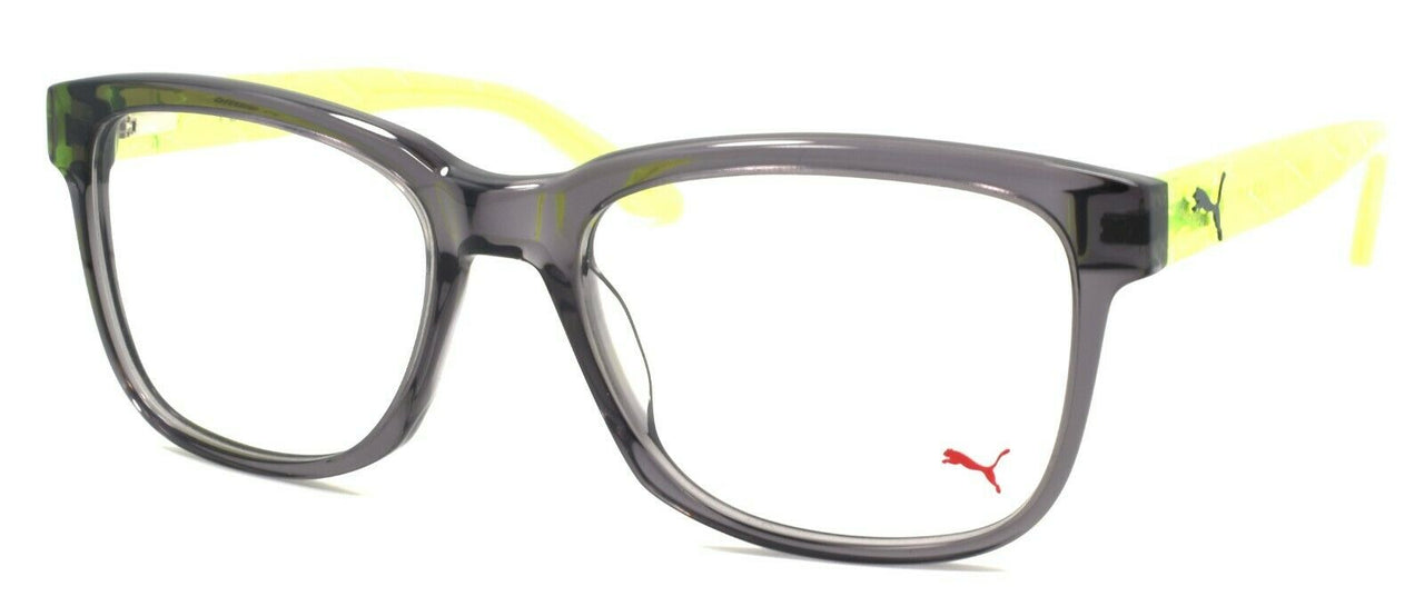 1-PUMA PU0051O 003 Unisex Eyeglasses Frames 54-18-140 Grey / Yellow + CASE-889652015873-IKSpecs