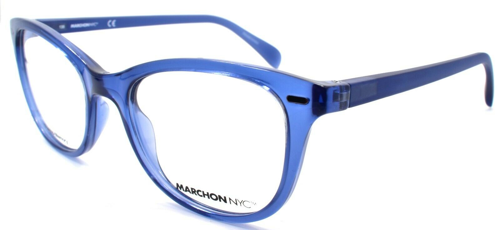 1-Marchon M5803 434 Women's Eyeglasses Frames 51-19-135 Blue Storm-886895416504-IKSpecs
