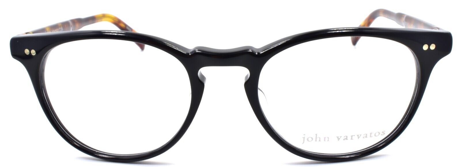 2-John Varvatos V200 UF Men's Eyeglasses Frames 51-19-145 Black Japan-751286274158-IKSpecs
