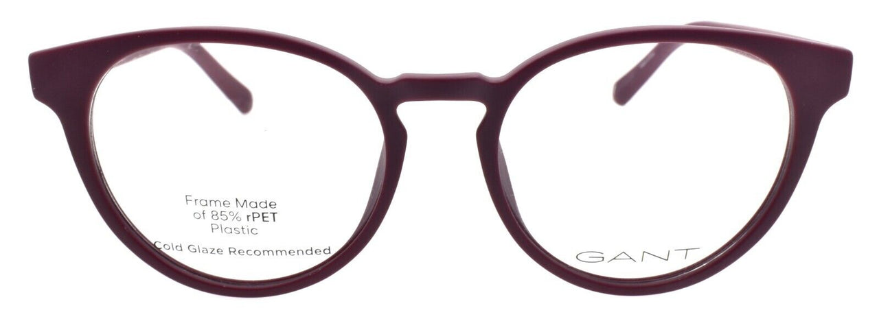 GANT GA3265 070 Eyeglasses Frames Round 53-18-145 Matte Bordeaux