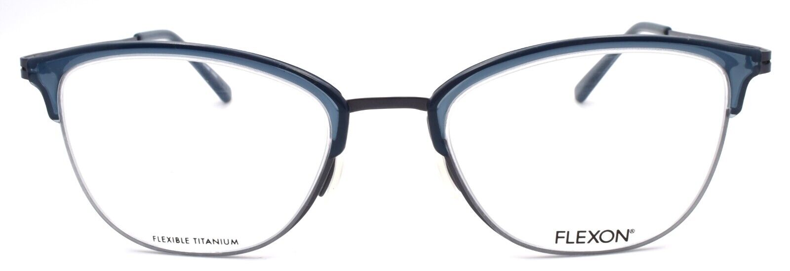 2-Flexon W3023 424 Women's Eyeglasses Frames Blue 52-20-140 Flexible Titanium-883900205351-IKSpecs